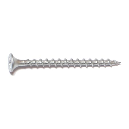 Buildright Deck Screw, #6 x 2 in, Steel, Flat Head, Phillips Drive 53992